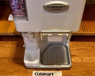 New Cuisinart Soft Serve Machine with Built in Candy Dispenser: $85