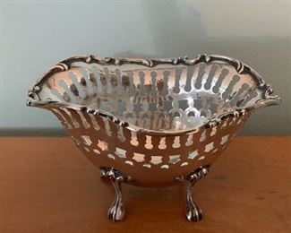 Item 109: Small Towle Sterling Basket: $45