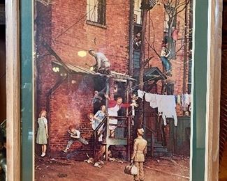 Item 85: Norman Rockwell "The Homecoming" - 27 x 33": $125
