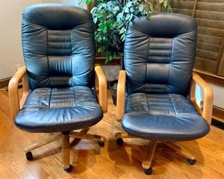 Leather Office chairs: $95 each (Only 1 left!)