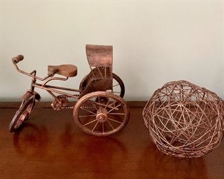 Deco - bicycle and ball: $14