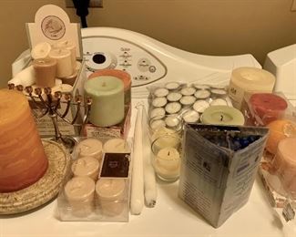 Lot of candles: $12