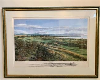 Item 30: Linda Hartough, 17th Hole, Royal Dornoch Golf Club, 350/850, 25 x 34, Signed Ltd. Edition: $625		