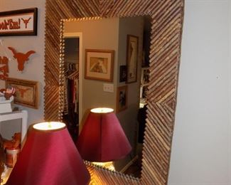 Large Rustic Twig Mirror