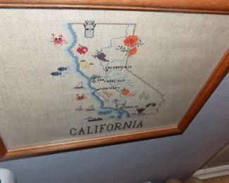 Needlepoint - California