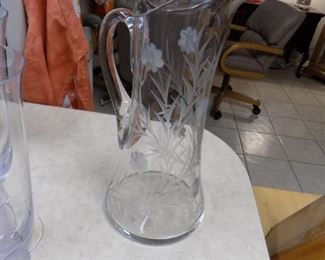 Cut Glass Pitcher