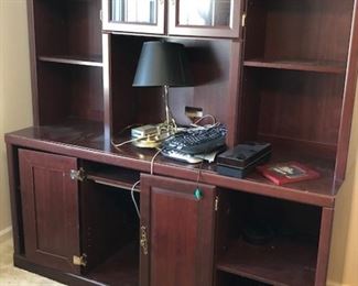 Office desk/work space.