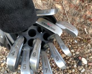 Golf clubs.