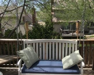 Porch swing.