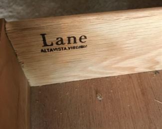 Coffee table by Lane.
