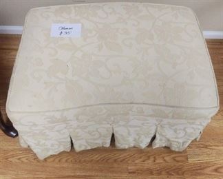Upholstered Ottoman $35