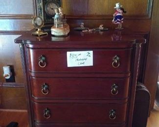 Small Mahogany Chest $85