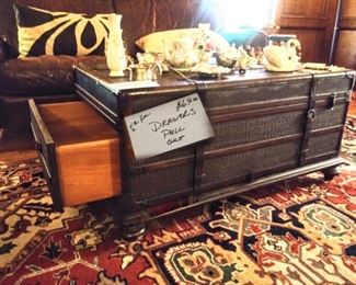 Coffee Table Trunk w/Storage- $69