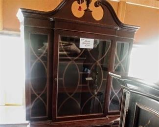 Mahogany China Cabinet $250