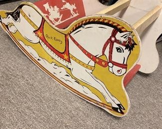Vintage rocking horse