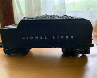Picture 3 of 16. Vintage post-war Lionel train set from the 1940’s that includes (1) #1666 locomotive/coal tender, (1) Pennsylvania RR 477618 caboose, (1) #3444 animated Erie gondola with hobo & cop, (1) #3459 green dump car, (1) #2679 Baby Ruth box car, (1) #2680 Sunoco tank car, (1) #6080 observation car, (1) Pennsylvania 477618  Caboose, Trainmaster Transformer, 250 Watt, type ZW, (1) #304 beacon, (1) switch controller & tracks, (1) #30 water tower, (damaged), (1) Tyco steel overhead foot bridge, (many items with original boxes), assorted paper 3-dimensional buildings. $275. 
Sorry, NO TRACKS! Available for local pickup by using Contact button below.