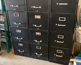 FOUR DRAWER METAL FILING CABIET ~ $75 ( THREE AVAILABLE )