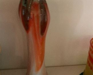 $45~ Blown art glass  Murano Venetian vase ~ 