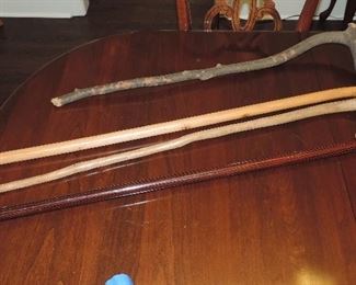 4 WALKING STICKS