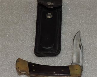 BUCK KNIFE AND SHEATH