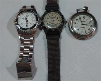 LOT OF 3 MENS WATCHES