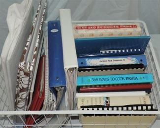 LOT OF COOKBOOKS AND NOTEBOOKS