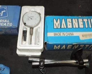 FOWLER DIAL INDICATOR   MADNETIC BASE  SELLING AS A LOT 