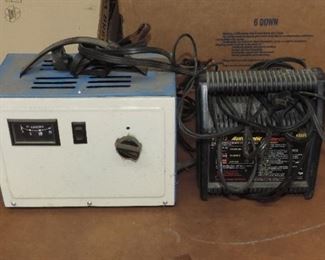 (2) BATTERY CHARGERS