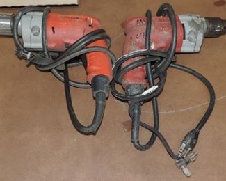 (2) POWER DRILLS
