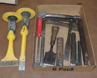 LOT OF WEDGES/CHISELS