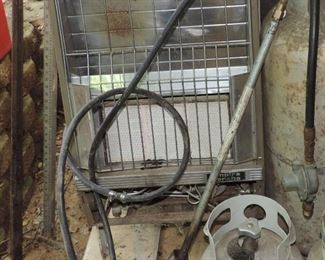 CLOSE UP OF FLAME THROWER