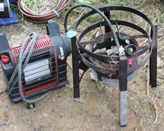 PROPANE COOKER BASE AND SPACE HEATER