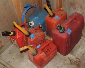 (6) GAS CANS