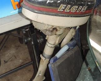 VINTAGE ELGIN BOAT MOTOR  GOOD COMPRESSION