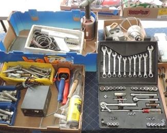 POWER SUPPLY, WRENCH SET, NUTS, BOLTS, AND MORE