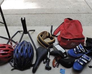 LOT OF BICYCLE ITEMS