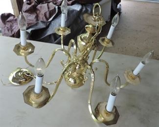 BRASS CHANDELIER