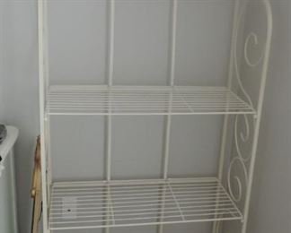 WHITE WIRE SHELF