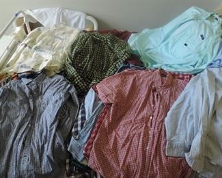 (30+)  BUTTON DOWN SHIRTS (NAUTICAL, COLUMBIA MORE