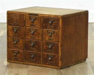 Library Bureau Sole Makers Card Catalog File Cabinet