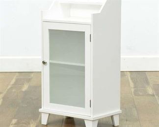 Contemporary White Bathroom Storage Cabinet