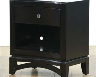 Contemporary Craftsman Dark Finish Nightstand
