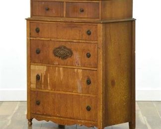 Antique Victorian Tall Dresser