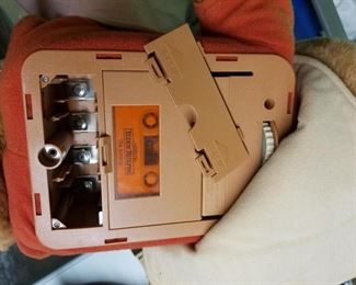 vintage Teddy Ruxpin with cassette