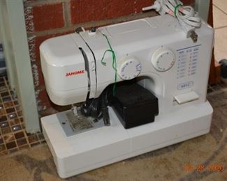 Janome Sewing Machine and sewing supplies