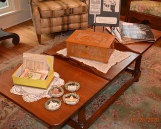 Vintage Stickle Valley Cherry Valley Draw Leaf Coffee Table