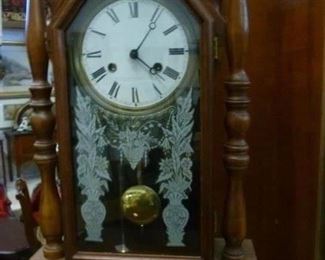 Working and chiming late Victorian mantle/shelf clock, originally tagged at $154, now offered at $70