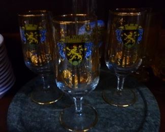 Fancy beer glasses @ $10 each