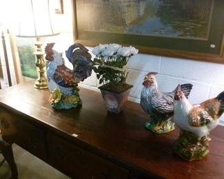 Only three left out of five:  rooster now at $36, each hen now at $20 each
