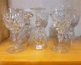 We have unpacked over 100 more pieces of Waterford crystal.